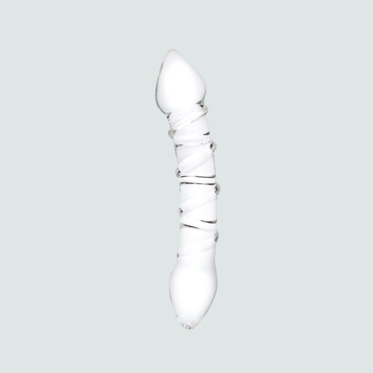 7.25-Inch of Pleasure - Get Twisted and Satisfied with our Double-ended Vortex Dildo