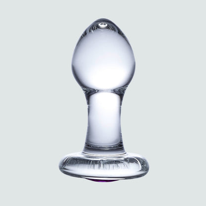 3.9-Inch Sparkling Glass Plug - A Perfect Fit!