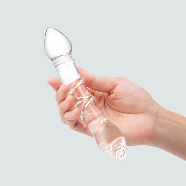 7.25-Inch of Pleasure - Get Twisted and Satisfied with our Double-ended Vortex Dildo