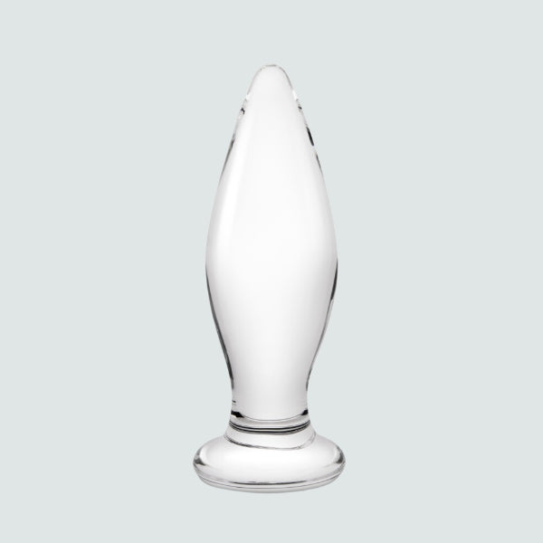 4.2-Inch Conical Glass Butt Plug - Ultimate Pleasure Guaranteed!