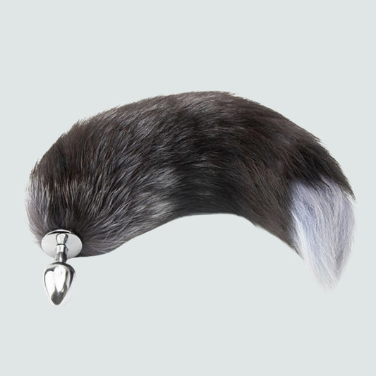 18-Inch Metal Wolf Tail Plug