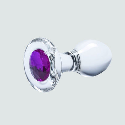 3.9-Inch Sparkling Glass Plug - A Perfect Fit!