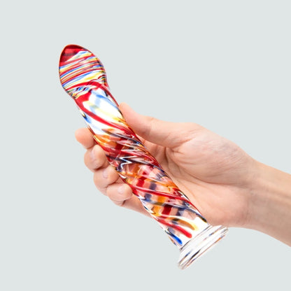 7-Inch Curved Glass Dildo: A Whirlwind of Pleasure!