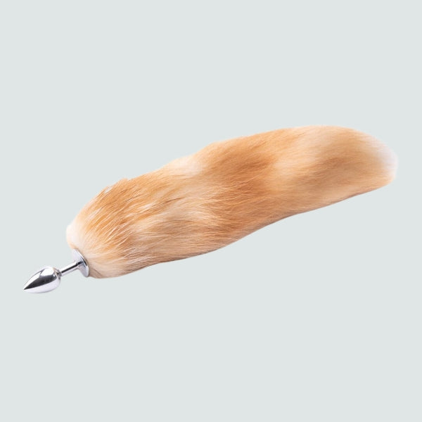 16-Inch Metal Fox Tail Plug - The Foxy Way to Spice Up Your Bedroom!